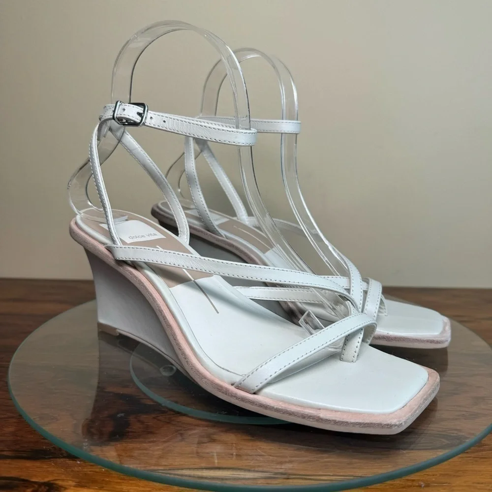 Dolce Vita Gemini Wedges - ivory leather